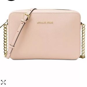 Michael Kors Leather Jet Set East West Crossbody